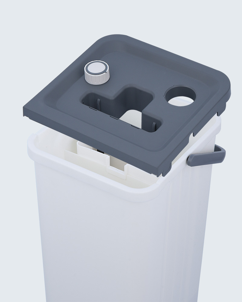 ست سطل ماپ جداسازی آب تمیز و کثیف